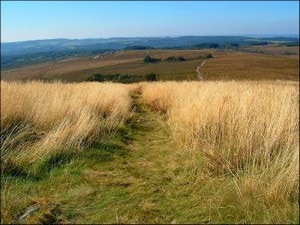 les monts d'arre avec landes et tourbires, riche en lgendes bretonnes